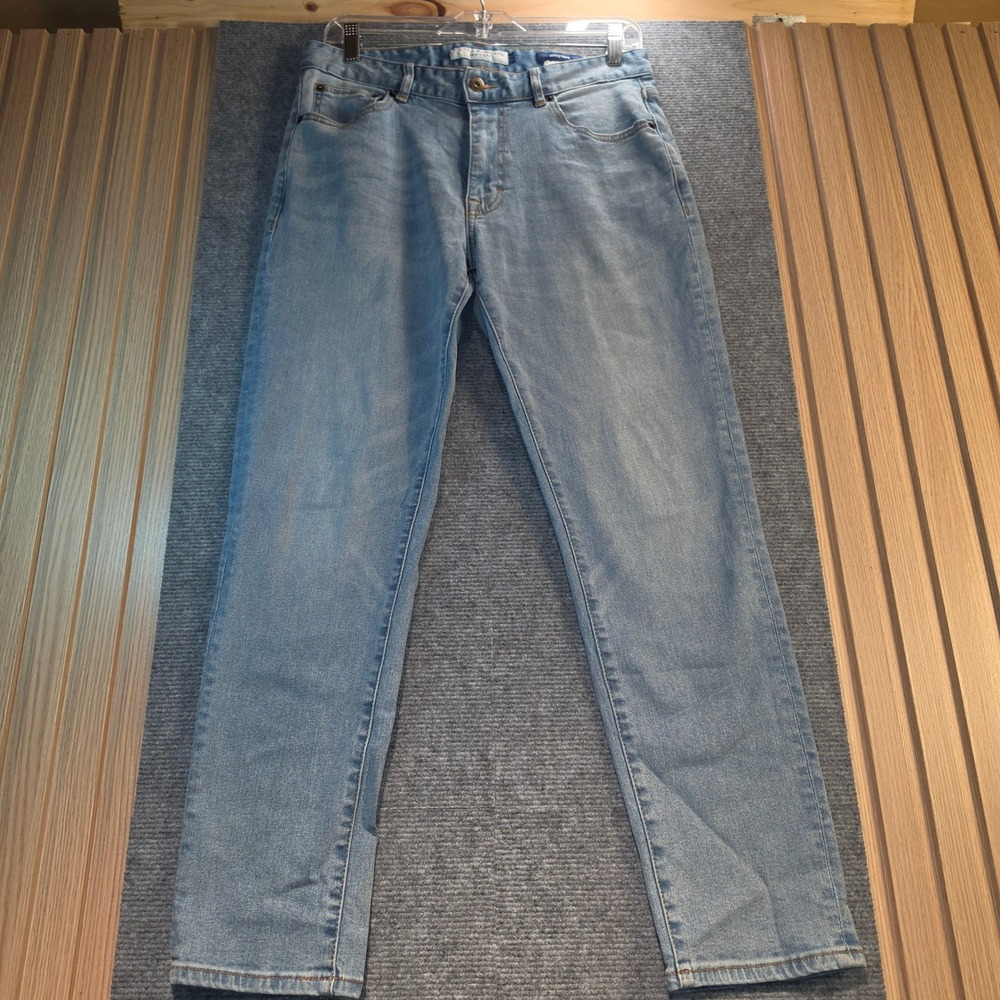 Peter Manning Jeans Men 31x28 Light Blue Good Slim Straight Light Wash Denim